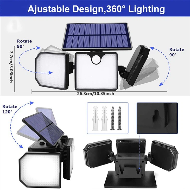 Motion Sensor Outdoor Solar Wall Lamp factory