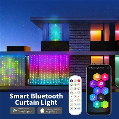 แอพไฟม่าน LED RGBIC และรีโมทคอนโทรล